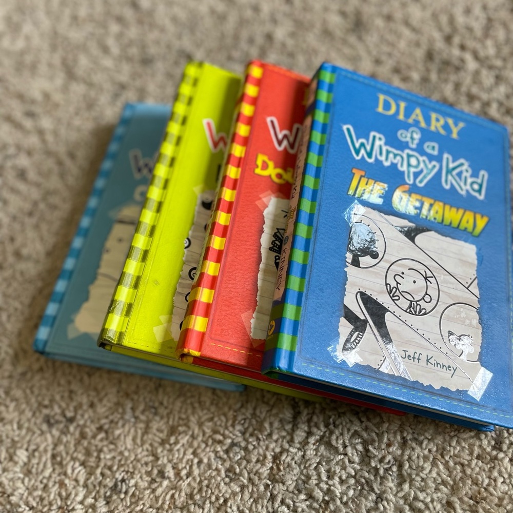 Diary Of A Wimpy Kid | Books 6, 8, 11, and 12 | Jeff Kinney | Kids Chapter books